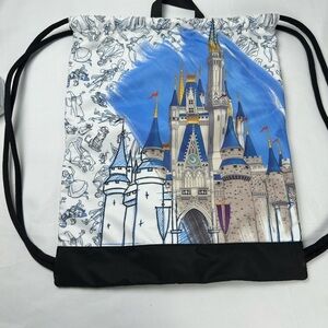 Walt Disney Castle Drawstring Backpack